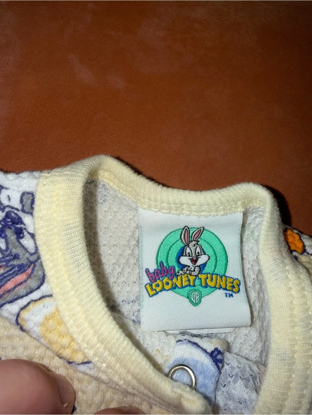Vintage Baby Looney Tunes Pajamas 1990